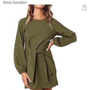 Hunter Green Tunic Dress- M NWT